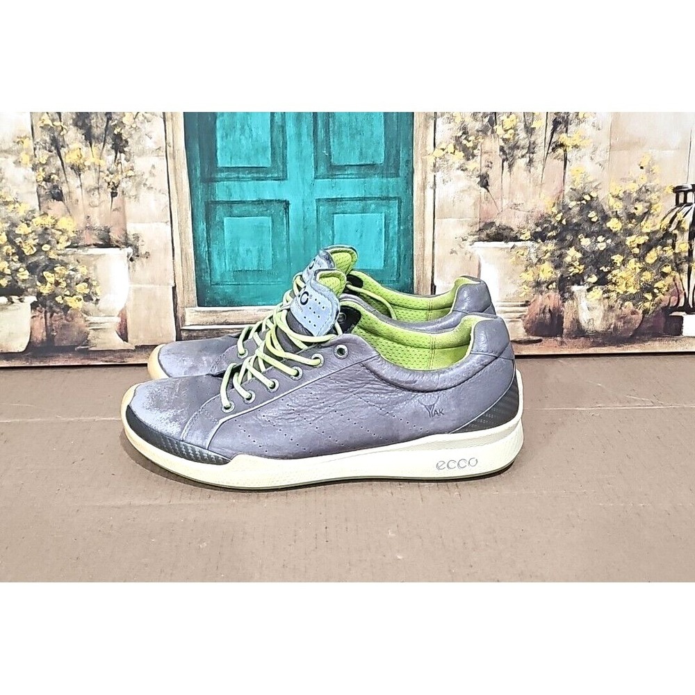 Ecco Spikeless Golf Shoes Mens EU 42 US 9  Gray Biom Hydromax Yak Leather